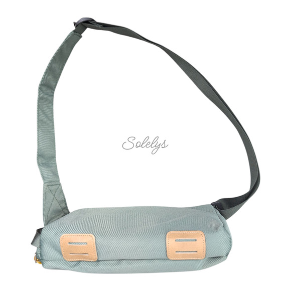 The North Face Field Bag Crossbody TNF Wreath Green Thyme Yellow RARE OG Style - Picture 9 of 13